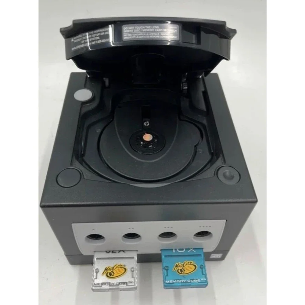 Nintendo GameCube Console Bundle with Controller, Memory Cards, and Game